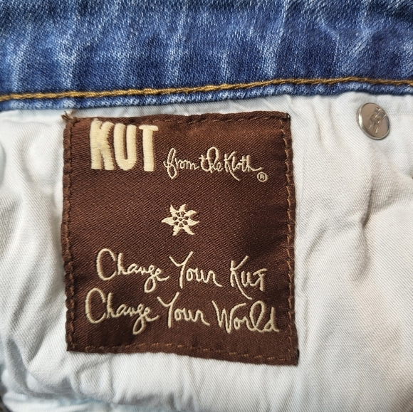 Kut From The Kloth Jeans Catherine Boyfriend Style Medium Wash Denim Size 8 - Picture 8 of 10